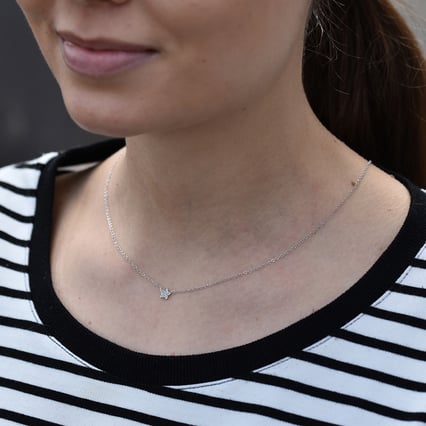 Náhrdelník s diamantovou hviezdou Lynet