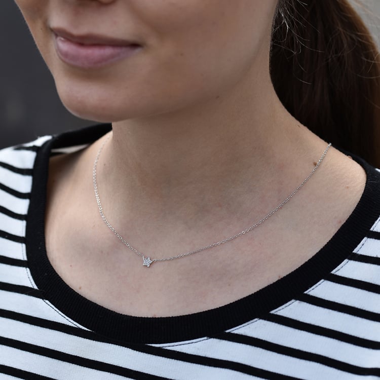 Náhrdelník s diamantovou hviezdou Lynet 42140