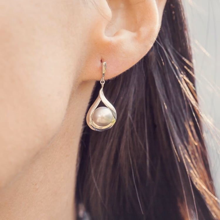 Perlové náušnice Sani 106837