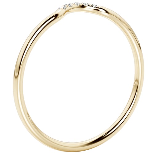 Vykrojený prsteň s lab-grown diamantmi Cole
