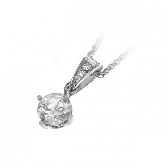 Diamantový náhrdelník z platiny