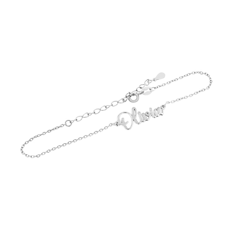 Strieborný náramok s menom Rebeca