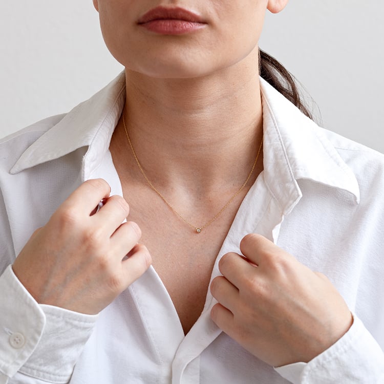 Minimalistická kolekcia šperkov s diamantmi Livy 147212