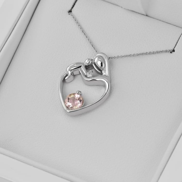 Morganitový prívesok 35129