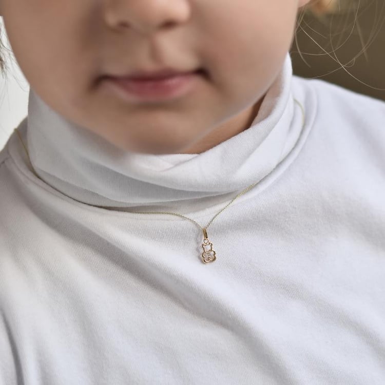 Zlatý náhrdelník s diamantom 39004