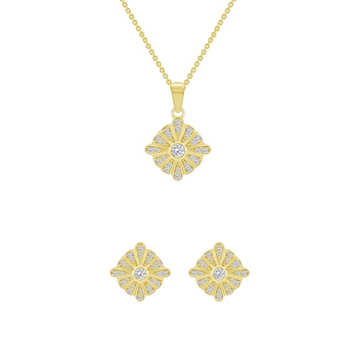 Zlatý diamantový set šperkov Liriene