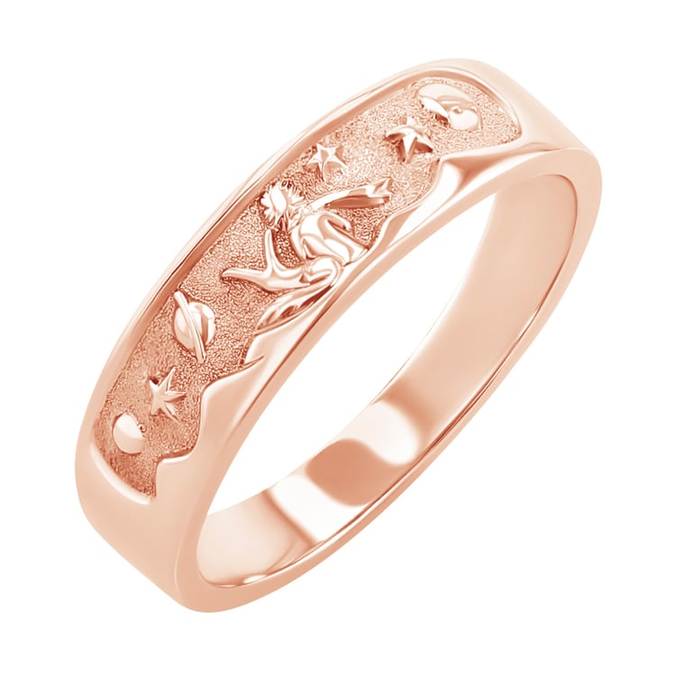 Ručne ryté snubné prstene Malý princ 122802