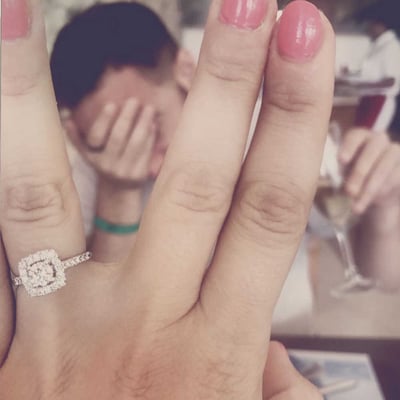 Diamantový zásnubný prsteň zo zlata