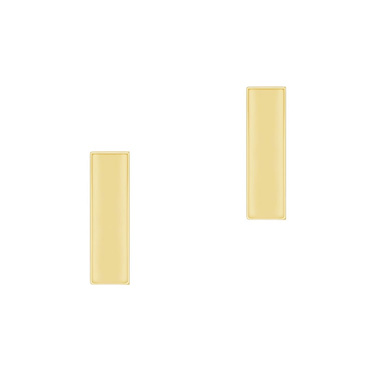 Strieborné minimalistické náušnice Barr 102645