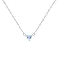 Minimalistický náhrdelník s akvamarínom Joella