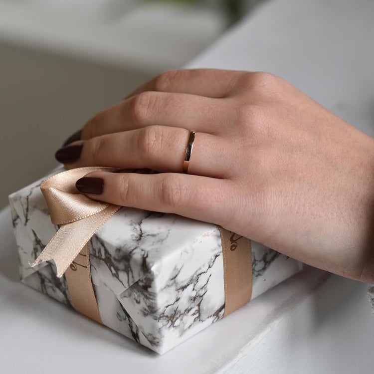 Ploché svadobné obrúčky 29731