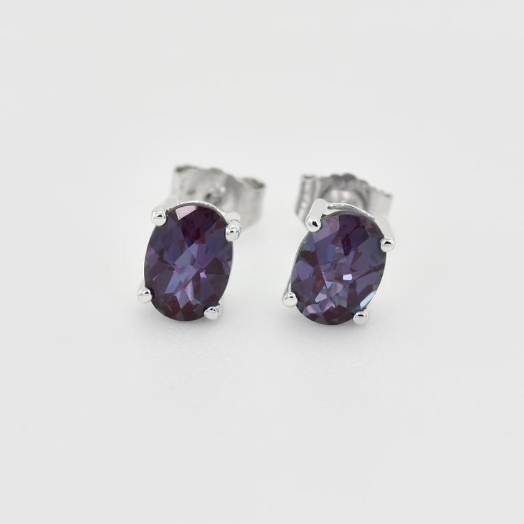 Alexandritové náušnice 9722