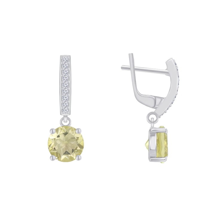 Citrínovej náušnice 60192