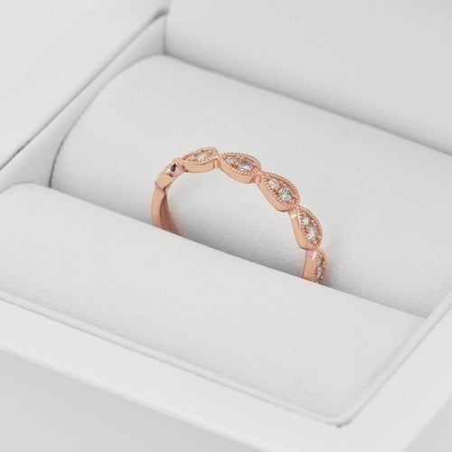 Eternity prsteň zo zlata s diamantmi Ebba
