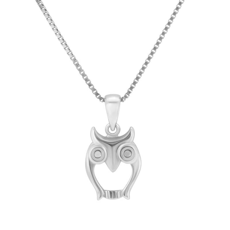 Prívesok zo striebra v tvare malej sovy Sirael