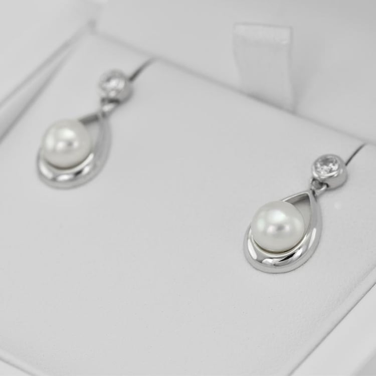 Náušnice s perlami 21123