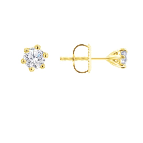Minimalistické náušnice s diamantmi Jamila