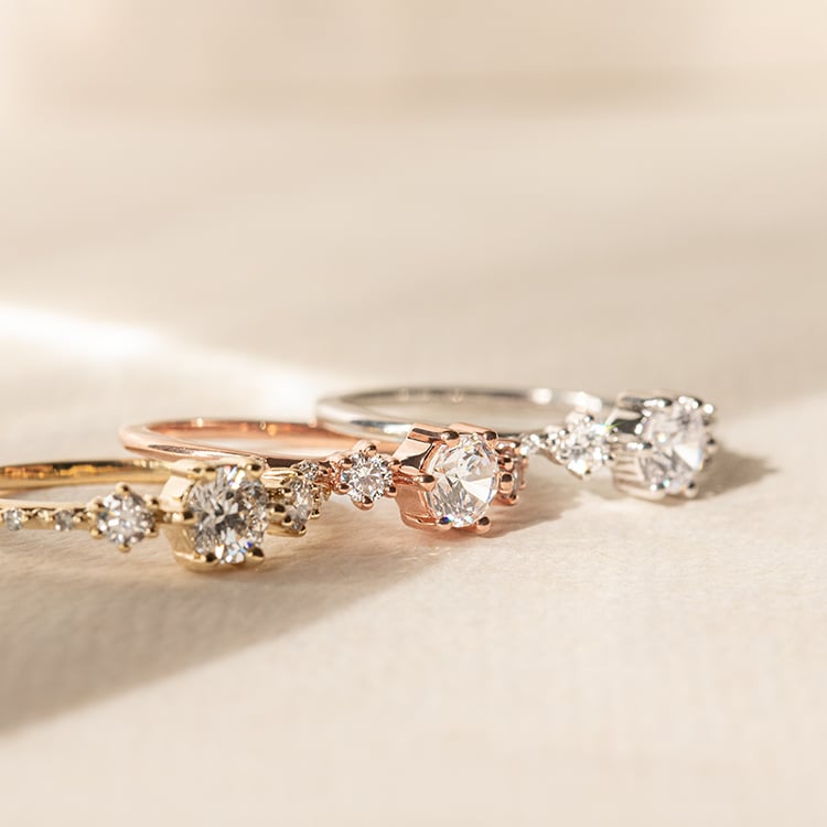 Zásnubný prsteň s lab-grown diamantmi Willa 138382