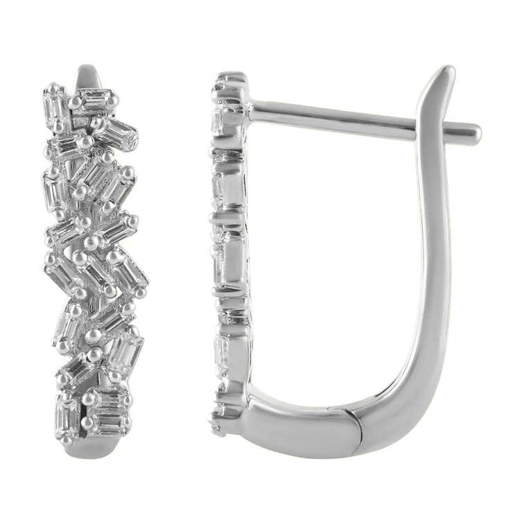 Zlaté náušnice s lab-grown diamantmi 163400