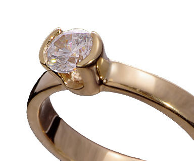 Prsteň s Certifikovaným diamantom Dulcína 4050