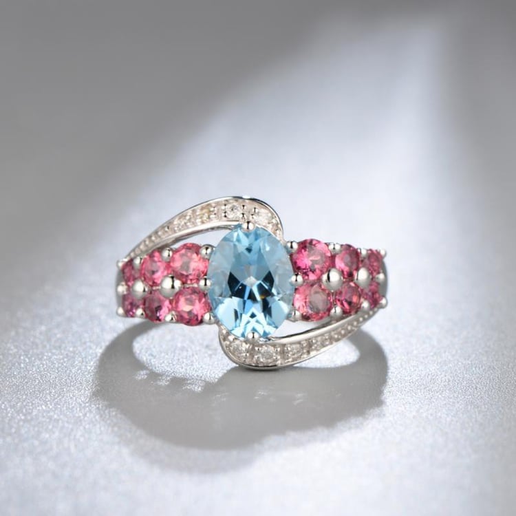 Prsteň s topásom Cyzarine 5687