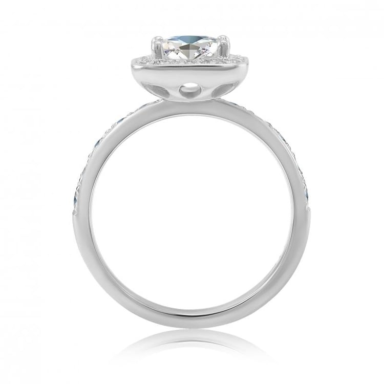 Zlatý zásnubný prsteň s diamantmi 20925