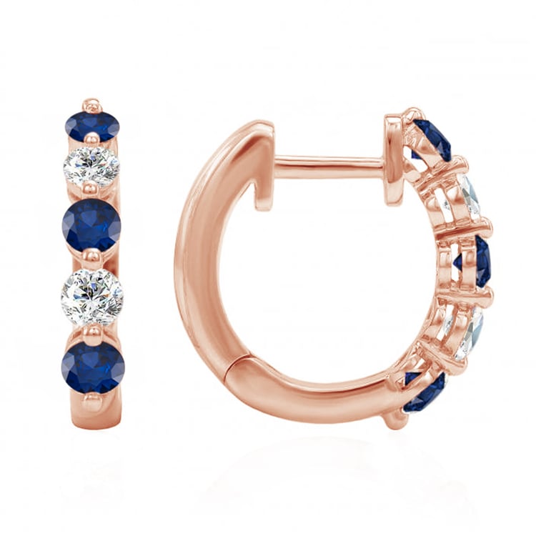 Náušnice z ružového zlata 83901