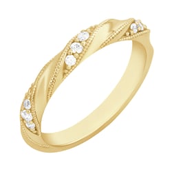 Prepletaný prsteň s lab-grown diamantmi Alister