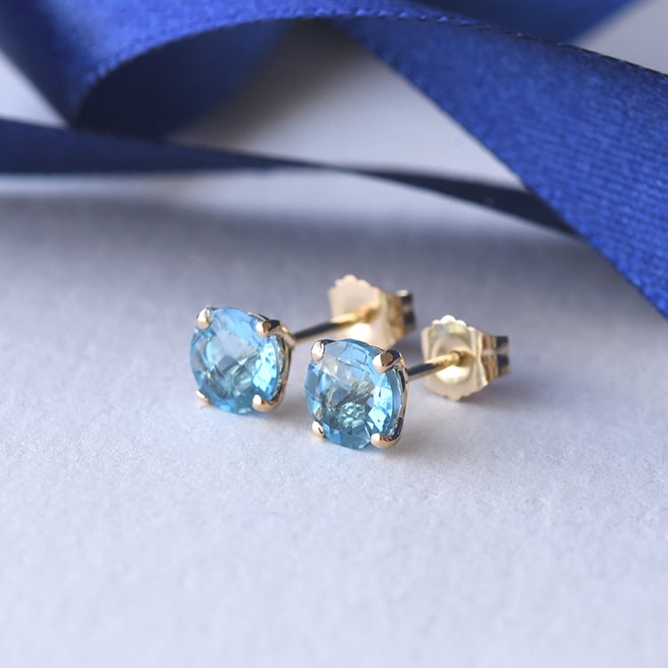 Náušnice s topásmi 90536