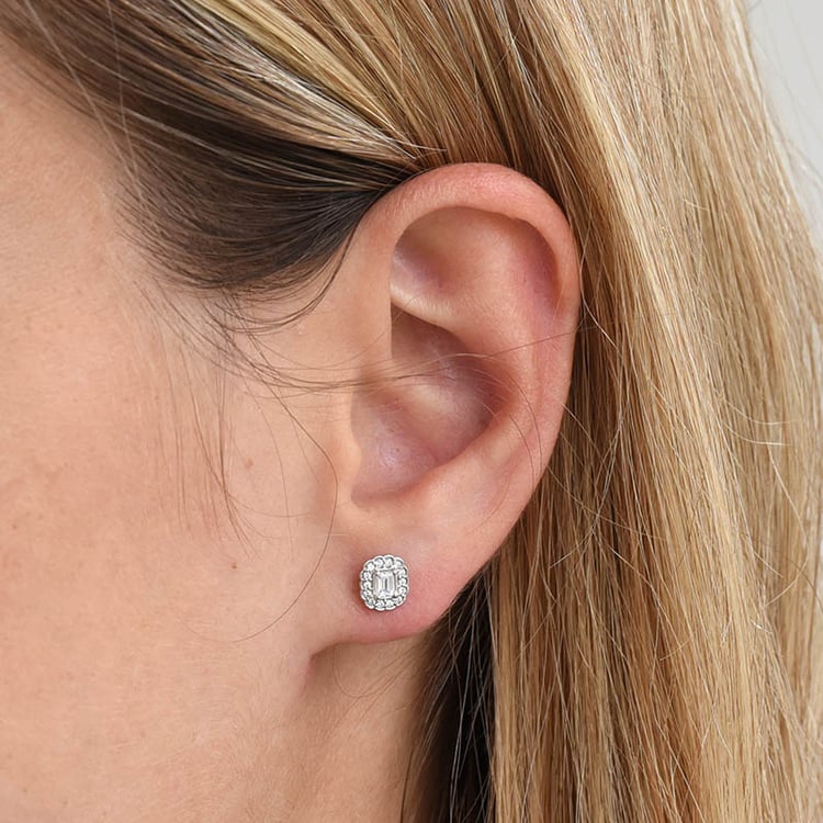 Diamantové náušnice zo zlata 85765