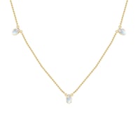 Náhrdelník s bielymi opálmi Roman