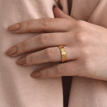 Ploché svadobné obrúčky zo zlata s diamontom Tesar