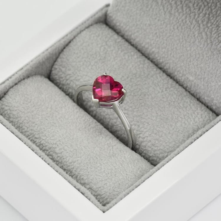 Rubínový zlatý prsteň 36950