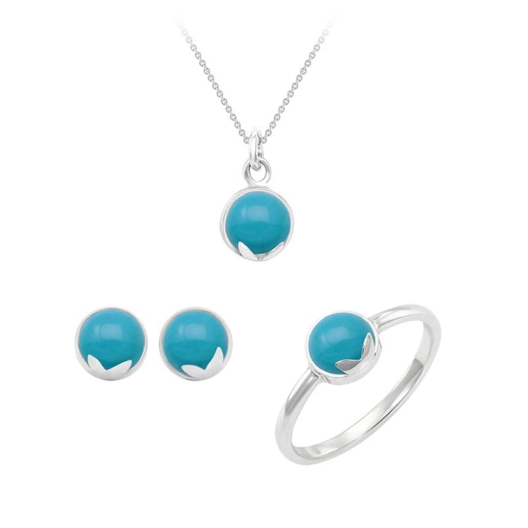 Kolekcia šperkov s tyrkysmi 41402