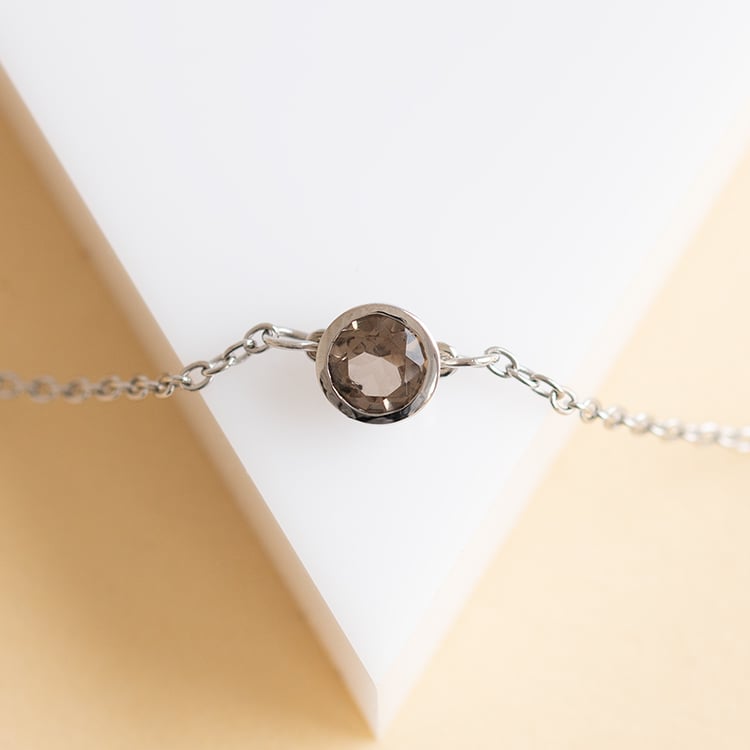 Strieborný náramok so záhnedou Rollie 120720