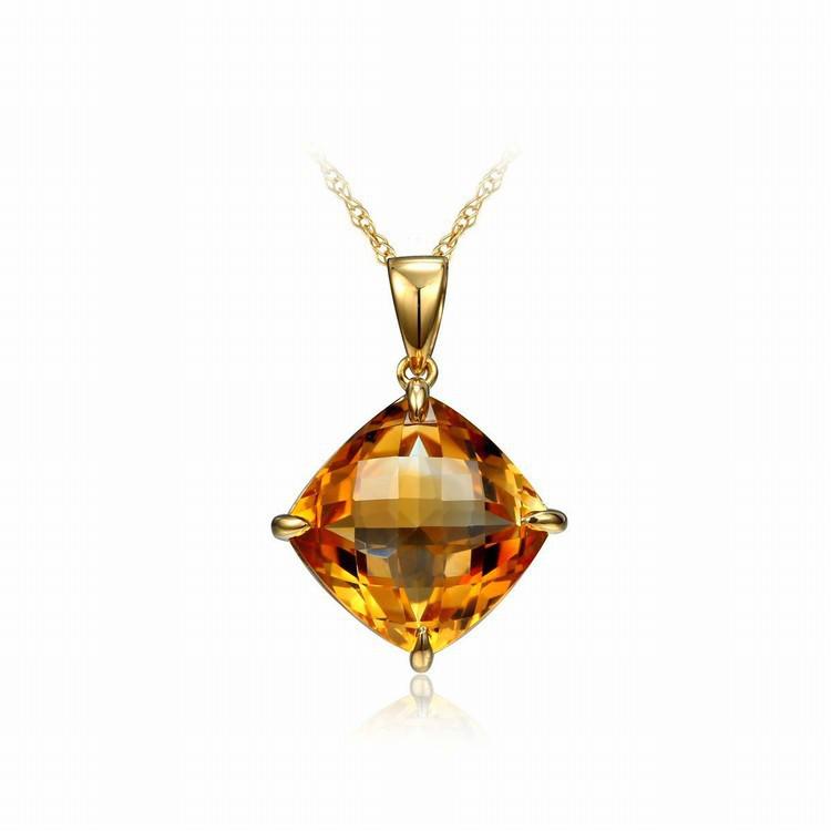 Citrínový náhrdelník