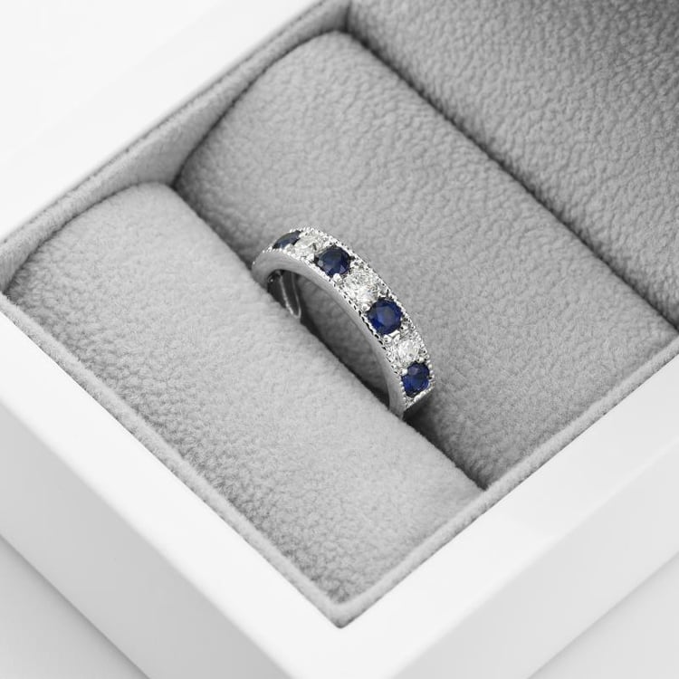 Eternity prsteň so zirkónmi zo striebra 49692