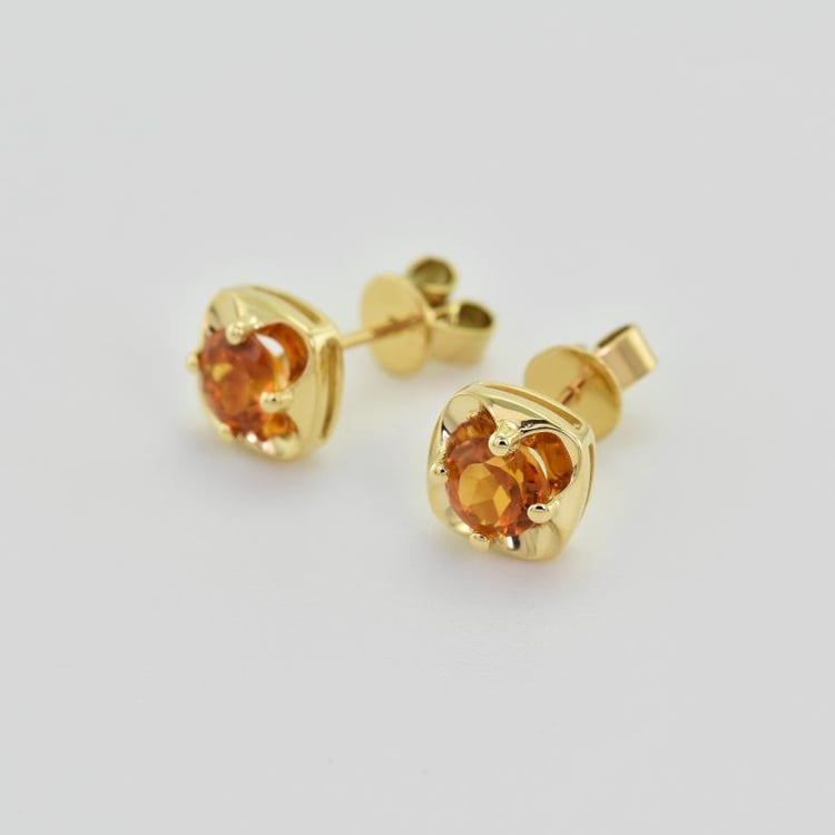 Citrínové náušnice 27161