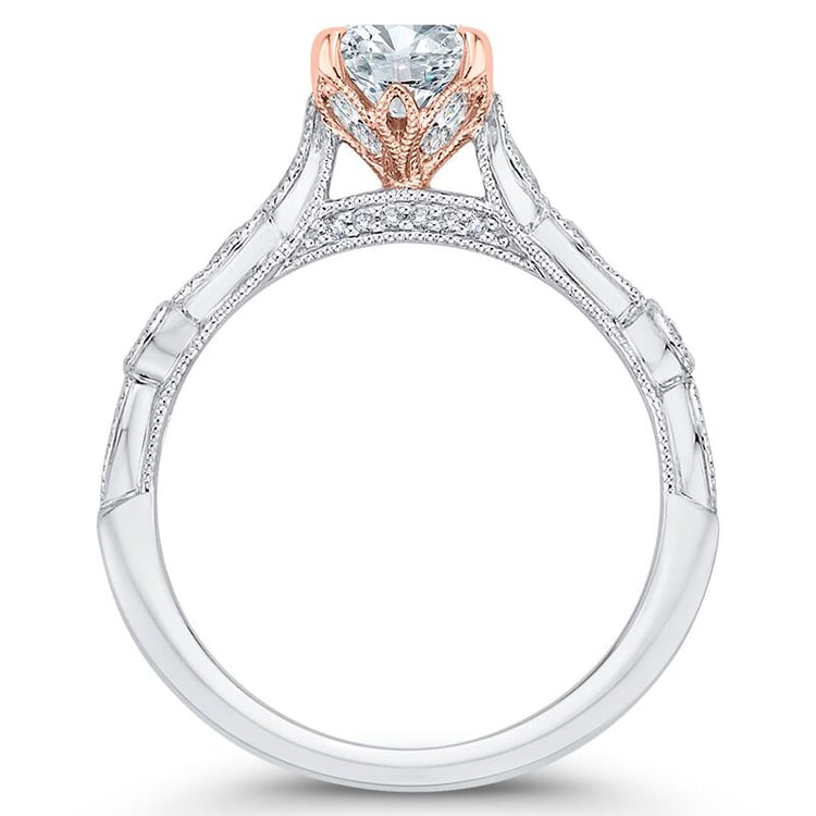 Diamantový zásnubný prsteň zo zlata 46451