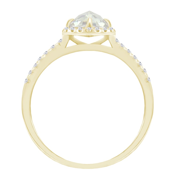 Prsteň s moissanitom 40539