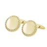 Manžetové gombíky zo žltého zlata s diamantmi Venedict