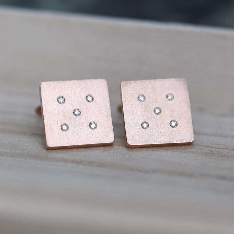 Manžetové gombíky s diamantmi 60247