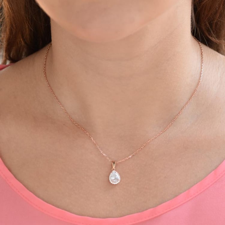 Strieborný pozlátený náhrdelník 19965