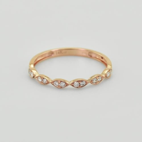 Strieborný nežný eternity prsteň s lab-grown diamantmi Jelani