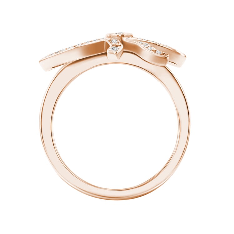 Zásnubný prsteň s diamantovou mašličkou 29796