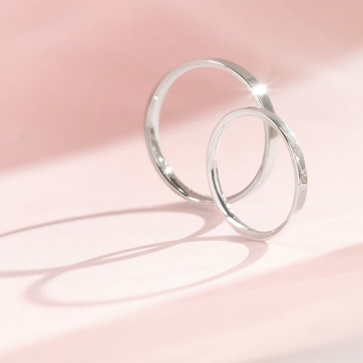 Ploché svadobné prstene zo zlata 157076