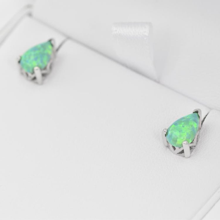 Napichovacie náušnice s opálmi Davita 23087