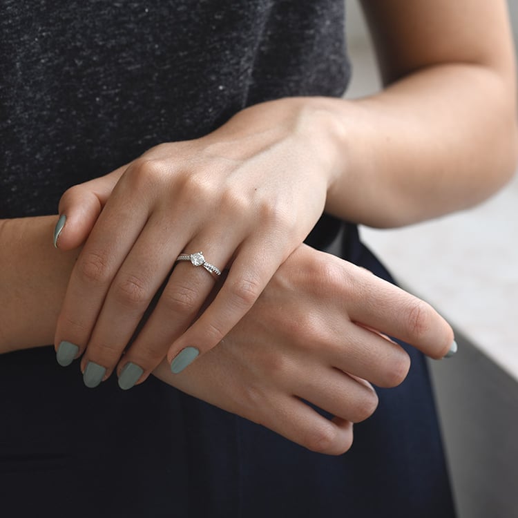 Diamantový prsteň 75774