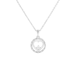 Romantický prívesok s diamantmi Jannike