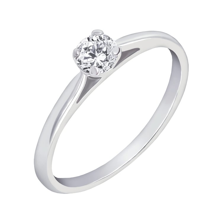 Zásnubný prsteň s diamantom Lumi